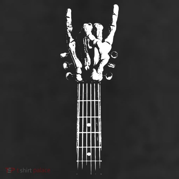 Rock Skeleton Guitar 25L Jumbo Tote