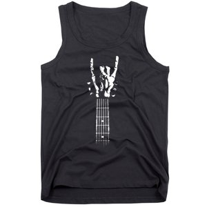 Rock Skeleton Guitar Tank Top