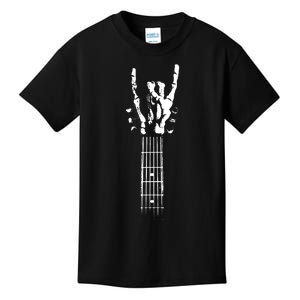 Rock Skeleton Guitar Kids T-Shirt