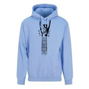 Rock Skeleton Guitar Unisex Surf Hoodie