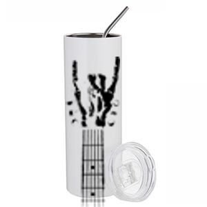 Rock Skeleton Guitar Stainless Steel Tumbler