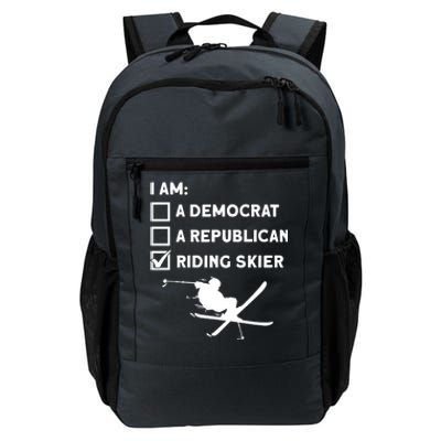 Riding Skier Gift Skiing Winter Sports Ski Mountains Skiing Cute Gift Daily Commute Backpack