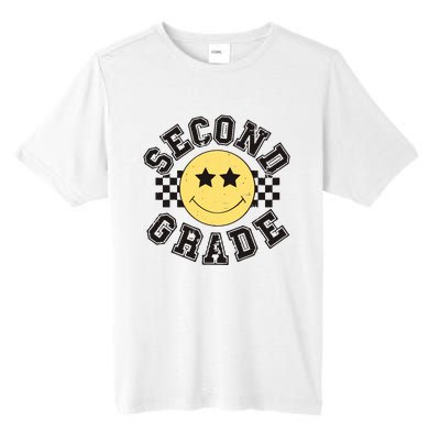 Retro Second Grade Smile Face Back To School Teacher Student Tall Fusion ChromaSoft Performance T-Shirt