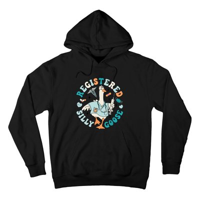 Registered Silly Goose Nursing Student Nurse Practitioner Hoodie