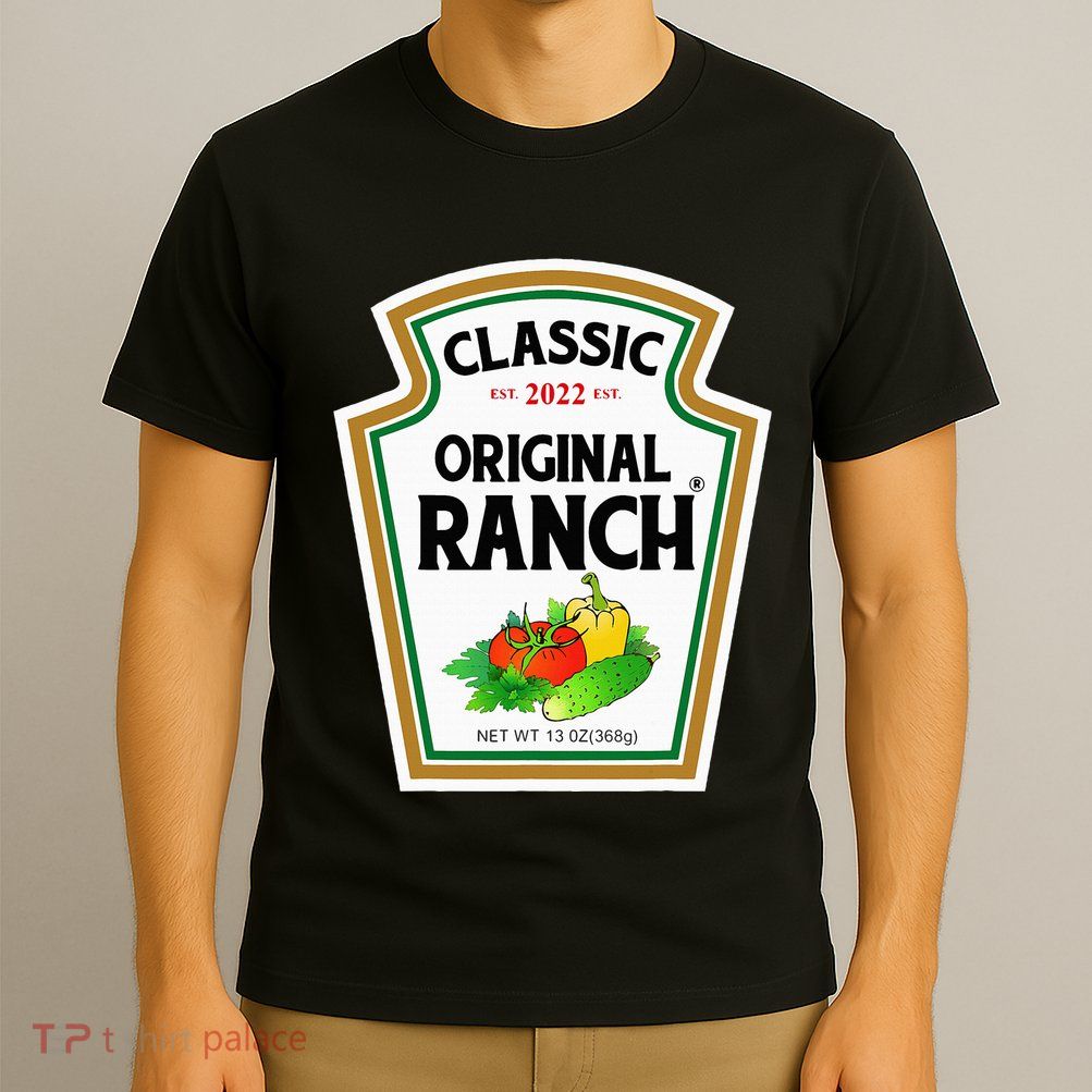 Ranch Sauce Green Salad Dressing Halloween Costume Matching T-Shirt