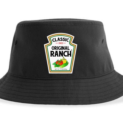 Ranch Sauce Green Salad Dressing Halloween Costume Matching Sustainable Bucket Hat