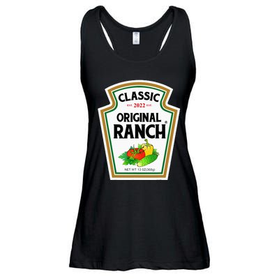 Ranch Sauce Green Salad Dressing Halloween Costume Matching Ladies Essential Flowy Tank