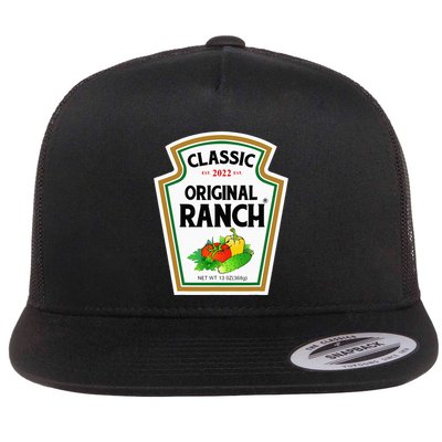 Ranch Sauce Green Salad Dressing Halloween Costume Matching Flatbill Hat