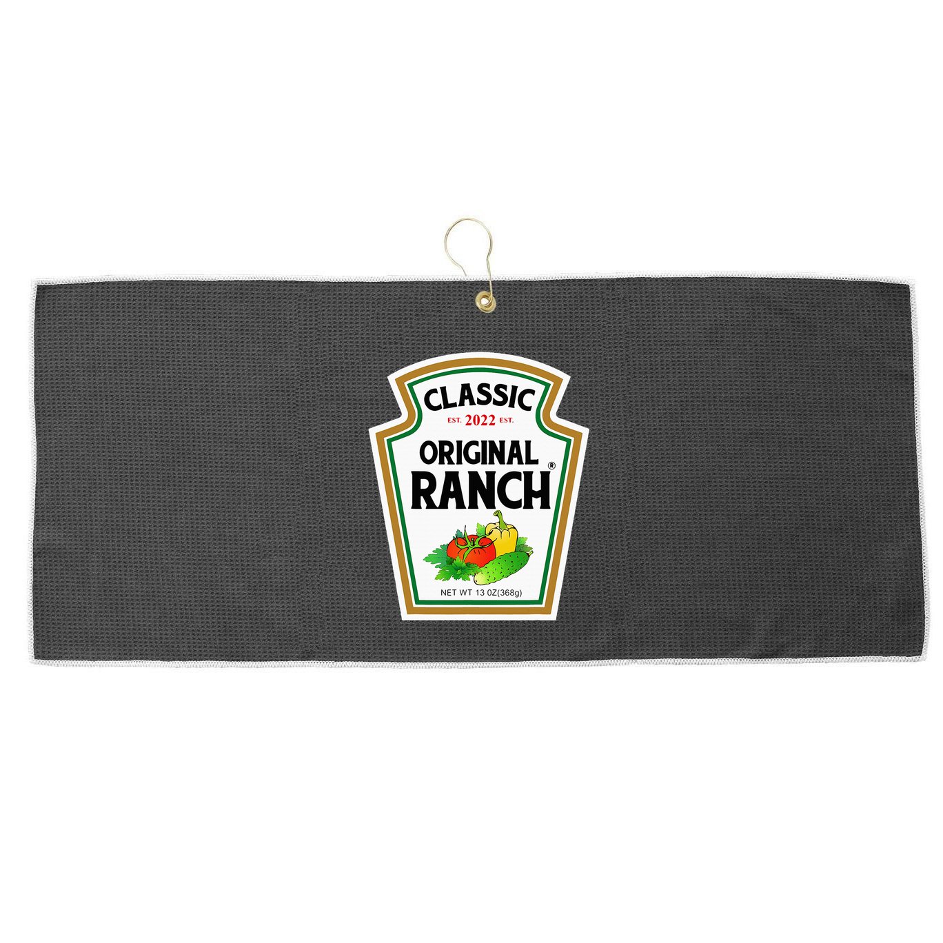 Ranch Sauce Green Salad Dressing Halloween Costume Matching Large Microfiber Waffle Golf Towel