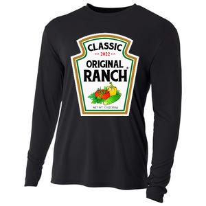 Ranch Sauce Green Salad Dressing Halloween Costume Matching Cooling Performance Long Sleeve Crew