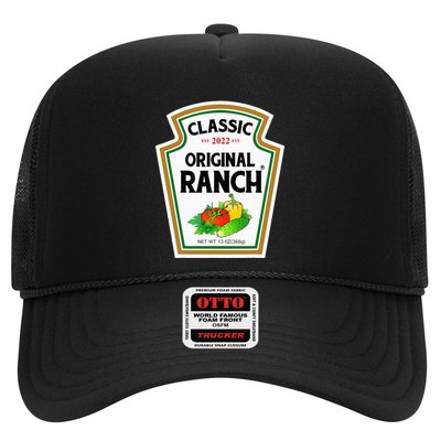 Ranch Sauce Green Salad Dressing Halloween Costume Matching Trucker Hat