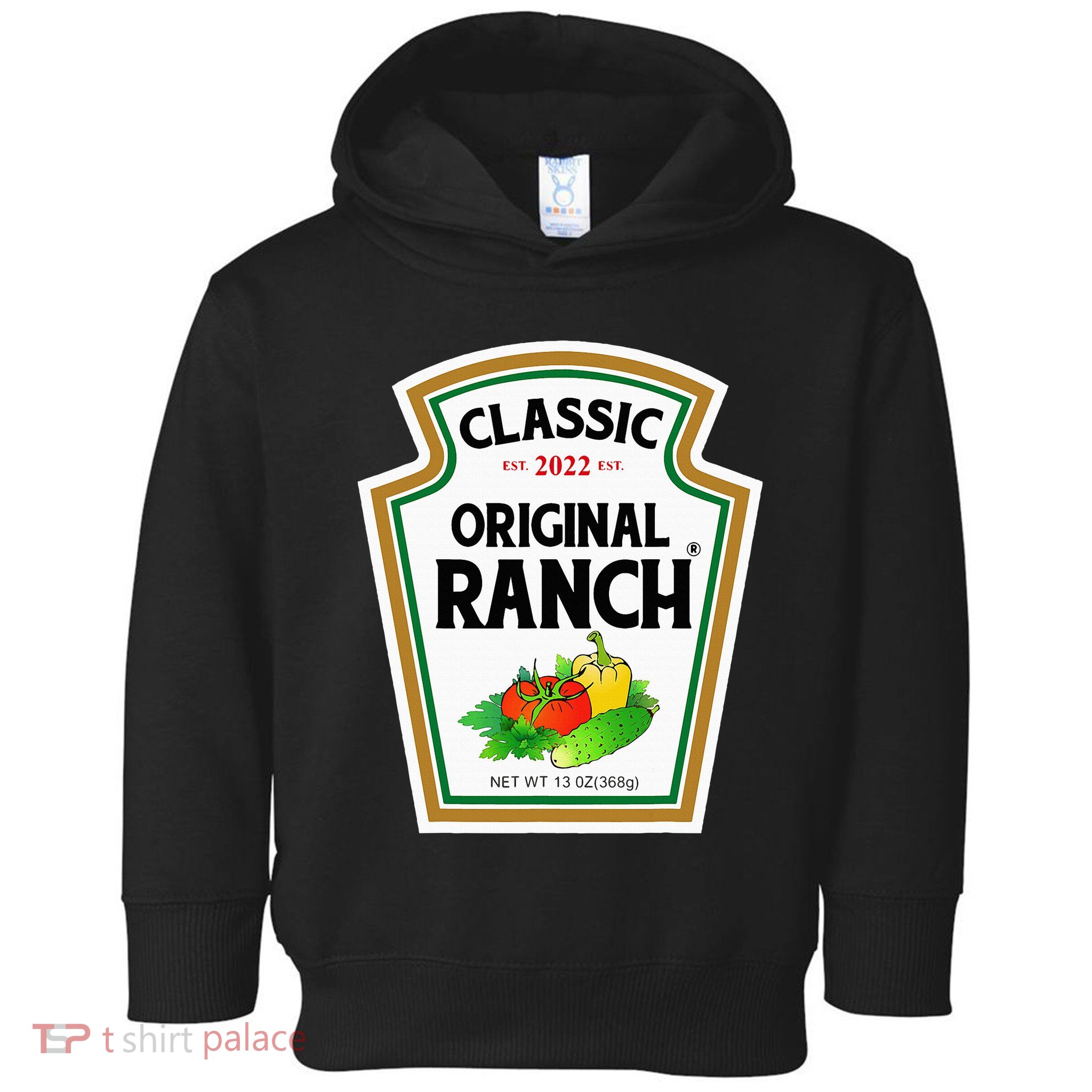 Ranch Sauce Green Salad Dressing Halloween Costume Matching Toddler Hoodie