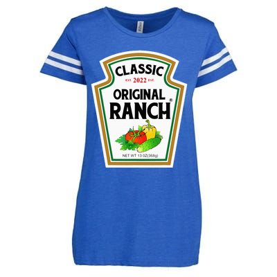 Ranch Sauce Green Salad Dressing Halloween Costume Matching Enza Ladies Jersey Football T-Shirt