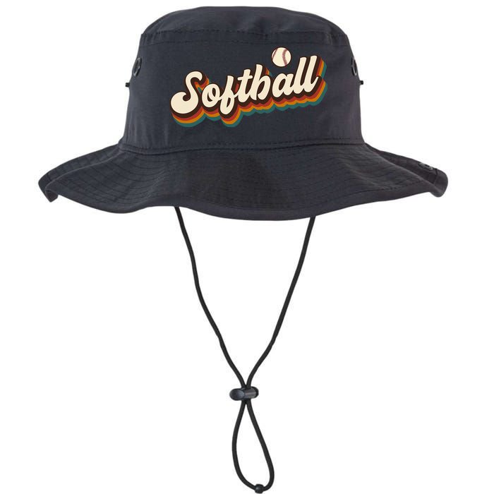 Retro Softball Graphic Softball Legacy Cool Fit Booney Bucket Hat