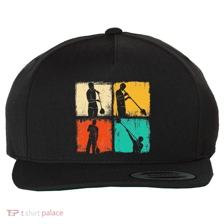 Retro Square Glassblower Glassblowing Hobbyist Wool Snapback Cap
