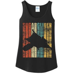 Retro Sugar Glider Ladies Essential Tank