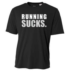 RUNNING SUCKS Girls Boy Men Women Funny Tee Cooling Performance Crew T-Shirt