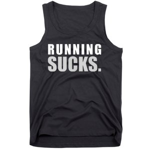 RUNNING SUCKS Girls Boy Men Women Funny Tee Tank Top