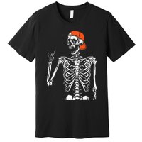 Rocker Skeleton Hand Rock On Costume Funny Halloween Gifts Premium T-Shirt