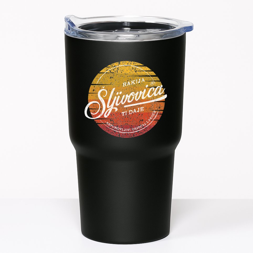 Rakija Sljivovica Hrvatska Bosna Srbija Balkans Tumbler