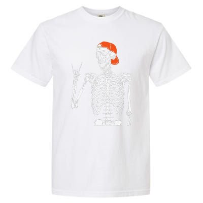 Rocker Skeleton Hand Rock On Costume Funny Halloween Gifts Garment-Dyed Heavyweight T-Shirt