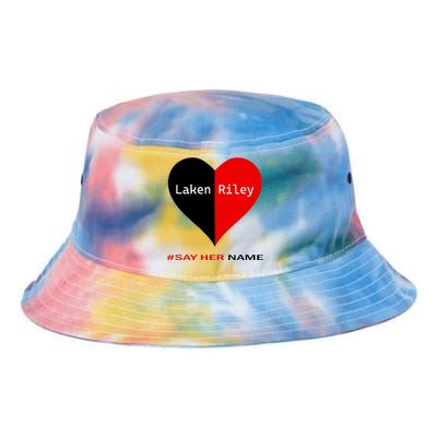 Retro Say Her Name Laken Riley Laken Riley Say Her Name Tie Dye Newport Bucket Hat