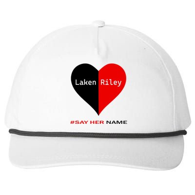 Retro Say Her Name Laken Riley Laken Riley Say Her Name Snapback Five-Panel Rope Hat