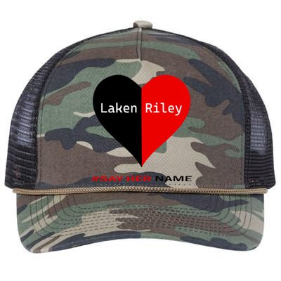 Retro Say Her Name Laken Riley Laken Riley Say Her Name Retro Rope Trucker Hat Cap