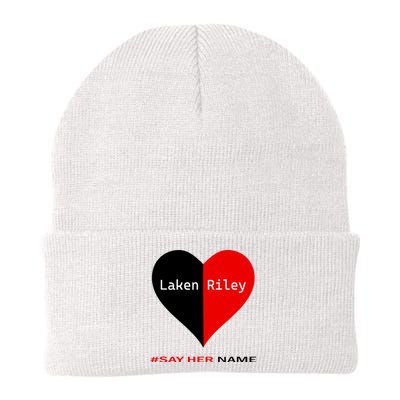 Retro Say Her Name Laken Riley Laken Riley Say Her Name Knit Cap Winter Beanie