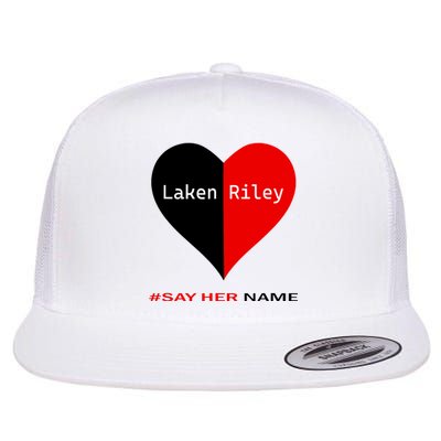 Retro Say Her Name Laken Riley Laken Riley Say Her Name Flat Bill Trucker Hat