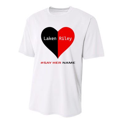 Retro Say Her Name Laken Riley Laken Riley Say Her Name Youth Performance Sprint T-Shirt