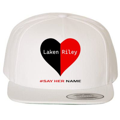 Retro Say Her Name Laken Riley Laken Riley Say Her Name Wool Snapback Cap