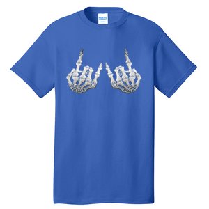 Rock Skeleton Hands Rock On Or Gift Tall T-Shirt