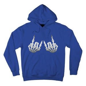 Rock Skeleton Hands Rock On Or Gift Tall Hoodie