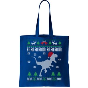 Raptor Santa Hat Velociraptor Dinosaur Lover Ugly Christmas Great Gift Tote Bag