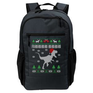 Raptor Santa Hat Velociraptor Dinosaur Lover Ugly Christmas Great Gift Daily Commute Backpack