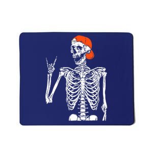 Rocker Skeleton Hand Rock On Costume Funny Halloween Gifts Mousepad