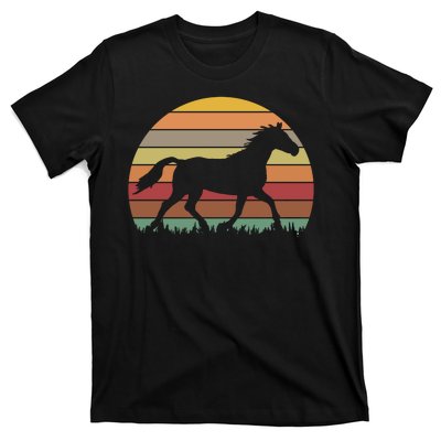 Retro Sunset Horse T-Shirt