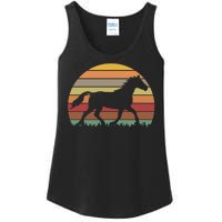 Retro Sunset Horse Ladies Essential Tank