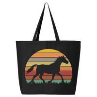 Retro Sunset Horse 25L Jumbo Tote