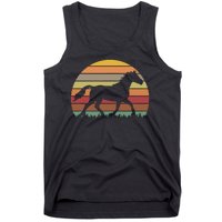 Retro Sunset Horse Tank Top