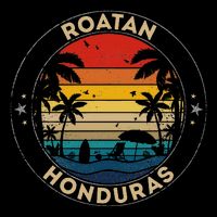 Roatan Souvenir Honduras Reminder Cooling Performance Crew T-Shirt