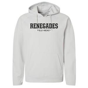 Renegades Shawnee High School Field Hockey Performance Fleece Hoodie