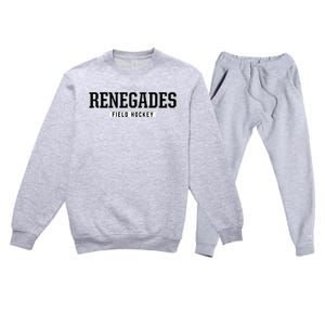 Renegades Shawnee High School Field Hockey Premium Crewneck Sweatsuit Set