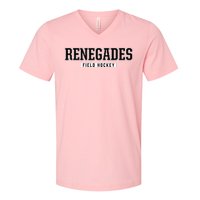 Renegades Shawnee High School Field Hockey V-Neck T-Shirt