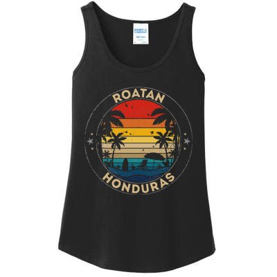 Roatan Souvenir Honduras Reminder Ladies Essential Tank