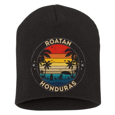 Roatan Souvenir Honduras Reminder Short Acrylic Beanie