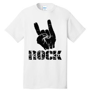 Rock Star Hand Horns Music Lover Tall T-Shirt