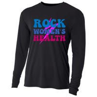 Rock 's Health Groovy Design Cooling Performance Long Sleeve Crew