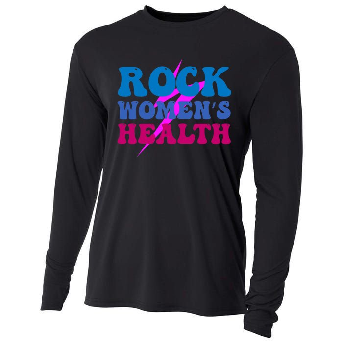 Rock 's Health Groovy Design Cooling Performance Long Sleeve Crew